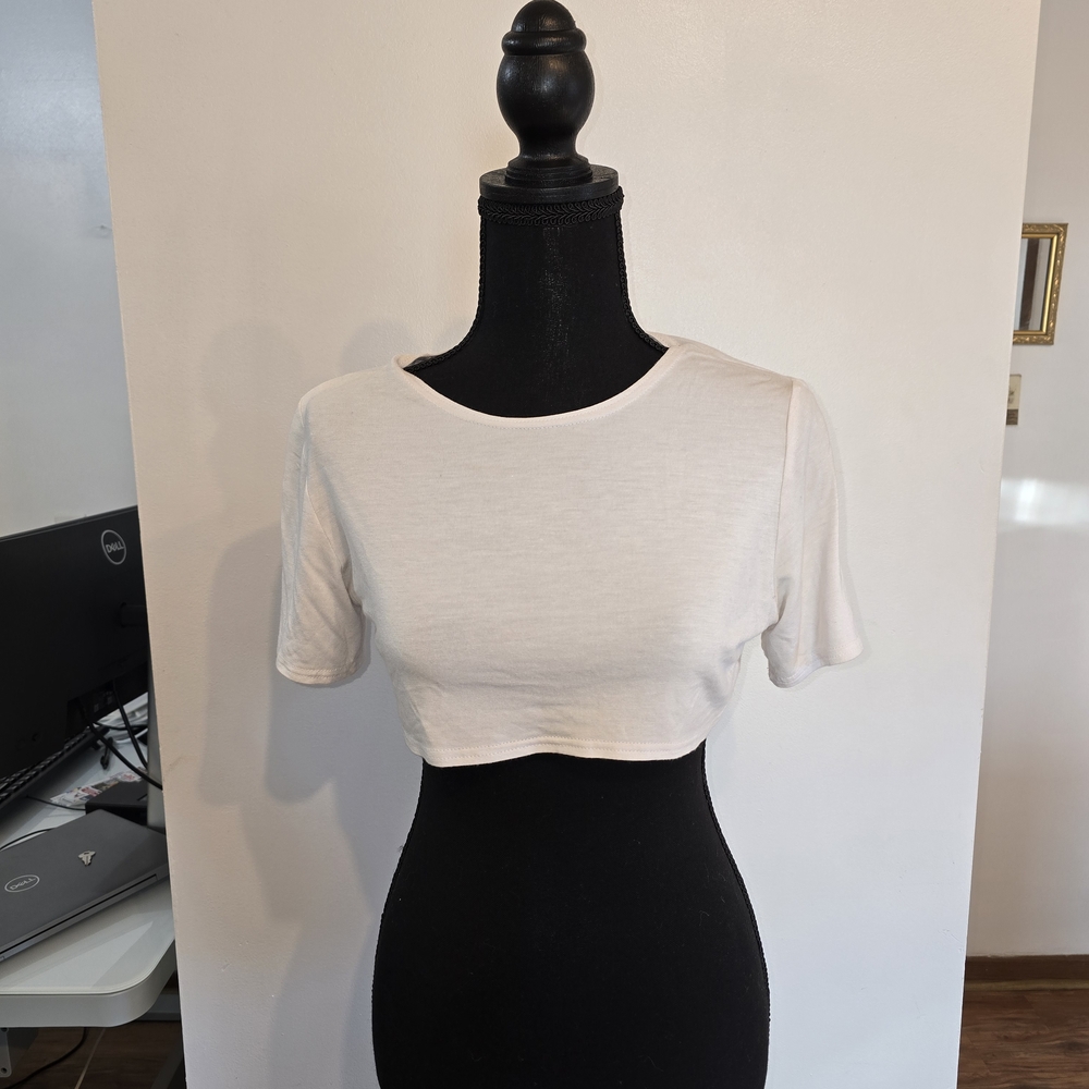 Classic White Crop Top
